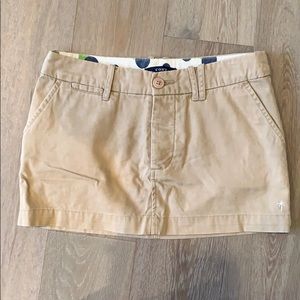 Roxy Tan Cargo mini Skirt Size 1